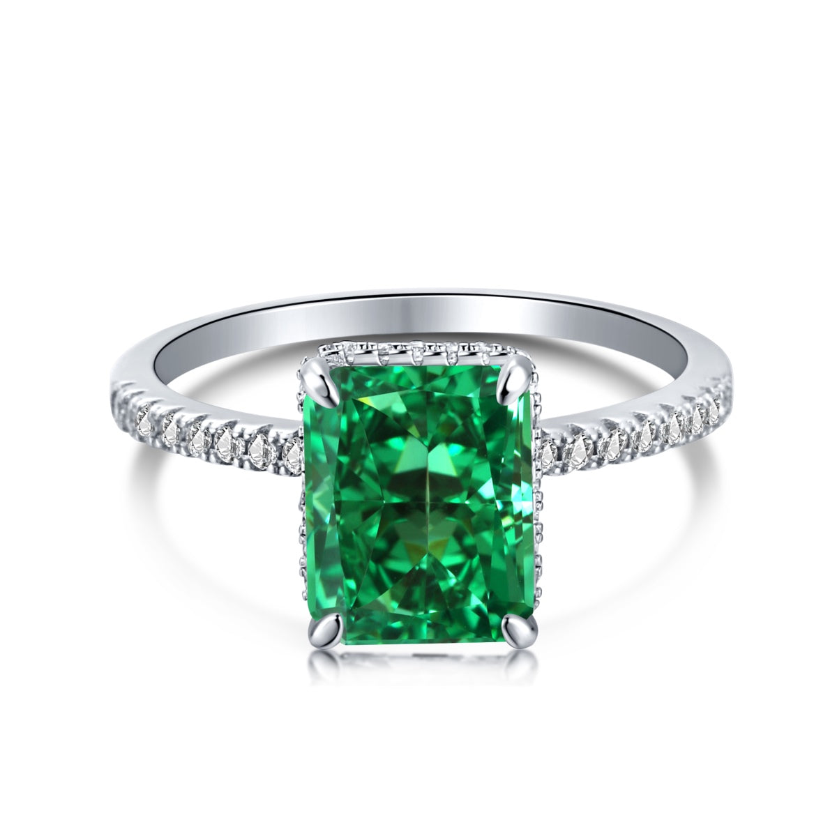 [Vivid Aurora]4.0 Carat Luxurious Engagement Ring