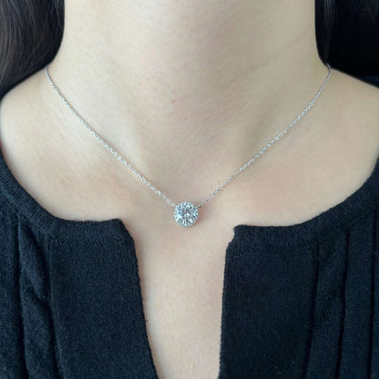 [Vivid Aurora]Luxurious Round Cut Necklace