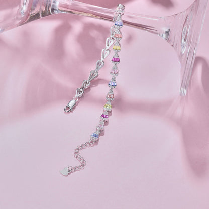 [Vivid Aurora]Radiant Water Drop Shape Daily Bracelet