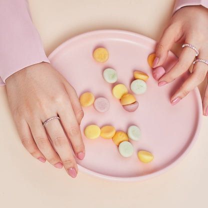 [Vivid Aurora]Radiant Sparkling Round Cut Daily Ring