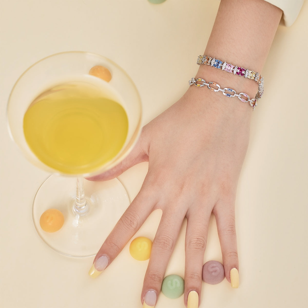 [Vivid Aurora]Dazzling Colorful Daily Bracelet